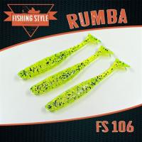 Силиконовая приманка Fishing Style Rumba 5,5 in 140мм # 106 Lemon