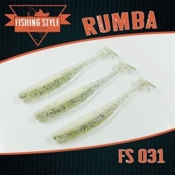Силиконовая приманка Fishing Style Rumba 8,5 in 216мм # 031 White Silver