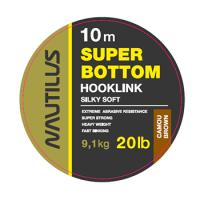 Поводковый материал Nautilus Super Bottom 20lb 10м Camou Brown_0