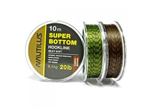 Поводковый материал Nautilus Super Bottom 20lb 10м Camou Brown