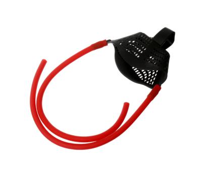 FLAGMAN Запасная резина для рогатки с чашей и 4-мя стяжками Strong Red Elastic With Pounch