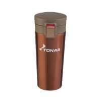 Термос-кружка (HS.TMК-02) 400ML кофейный TONAR