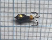 мормышка Чёртик с коронкой,  d=6mm