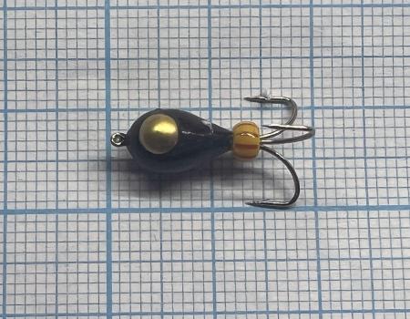 мормышка Чёртик с коронкой,  d=6mm