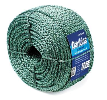Канат крученый DanLine (Петроканат)  4,0 мм, 225 кг, 100 м, Z-крутка, бухта