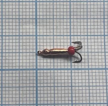 мормышка Чёртик Муравей медь,  d=2mm