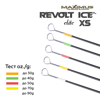Зимняя удочка Maximus REVOLT ICE XS ELITE 301H 0,75м до 50гр