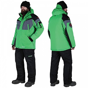 Костюм зимний Alaskan Dakota зеленый/черный      XXL (куртка+полукомбинезон)