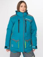 Костюм зимний Женский Siberia Lady цвет Бирюза/Серый ткань Breathable (Размер:48-50, Рост: 170-176_2