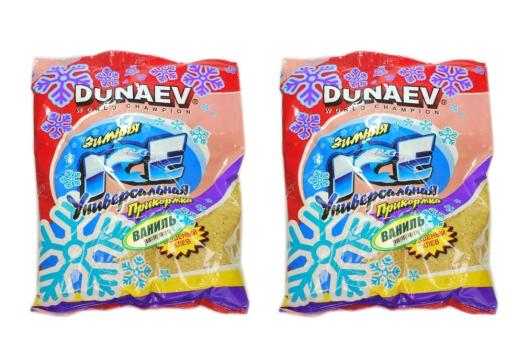 Прикормка зимняя Dunaev ICE  0.75 кг. Ваниль