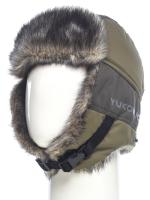 Шапка ушанка зимняя Yukon Ice цвет Хаки ткань Breathable (Размер 56-58)_0