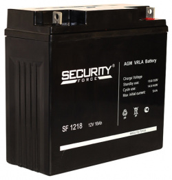 Аккумулятор Security Force 18 Ач 12 В для эхолотов