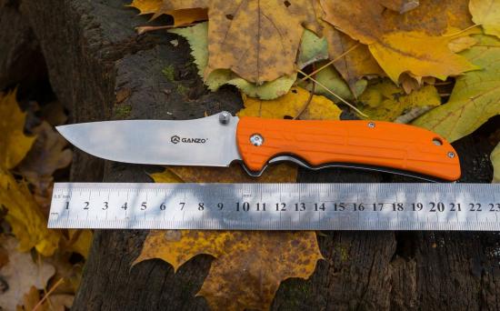 Нож складной туристический Ganzo G723-OR