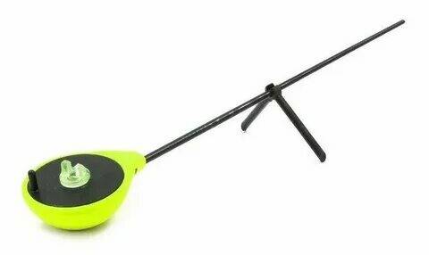 Удочка зимняя Bravo Fishing Universal RBU желтая (хлыст стеклопласт)