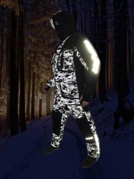 Костюм зимний Siberia Reflect цвет Черный ткань Reflex Membrane (Размер: 52-54, Рост: 170-176)