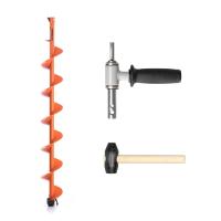 Комплект под мотобур шнек MOTOSHTORM 130R+адаптер АШ-02+молоточек (T-SMS130R-ASH-02) Тонар_0