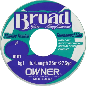 OWNER Леска Broad 25м 0,10мм 1кг