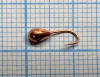 Мормышка вольфрам Bravo Fishing Капля с отверстием 3.0 мм 0.39 гр Cu