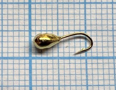 Мормышка вольфрам Bravo Fishing Капля с отверстием 3.0 мм 0.39 гр Go