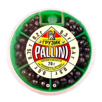 Набор свинцовых грузов Pallini 80гр: 0.2, 0.3, 0.4, 0.5, 1.0, 1.2