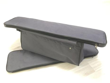 Комплект мягких накладок на сиденье с сумкой Rib Stop графит 1010х240 Oxford 600 (Мастер лодок)