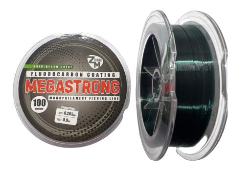 Леска Zander Master Megastrong 100м dark green 0,261
