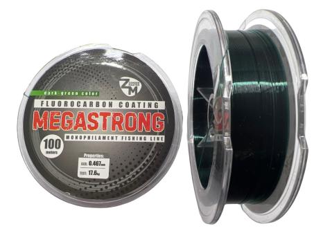 Леска Zander Master Megastrong 100м dark green 0,467