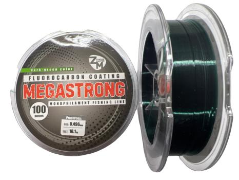 Леска Zander Master Megastrong 100м dark green 0,496
