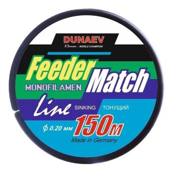 Леска Dunaev Feeder-Match Sinking Black 0.20мм 150м