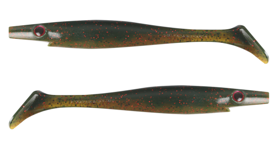 Силиконовая приманка Strike Pro Pig Shad Jr, 200 мм, 50 гр, цвет: Chartreuse Mullet