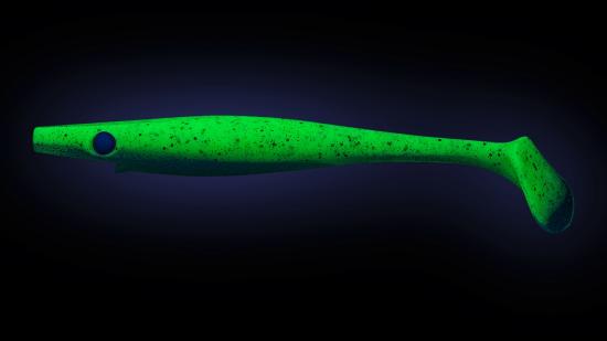 Силиконовая приманка Strike Pro Pig Shad Jr, 200 мм, 50 гр, цвет: Lemon Shad