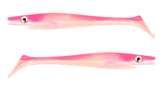 Силиконовая приманка Strike Pro Pig Shad Jr, 200 мм, 50 гр, цвет: Pinkie
