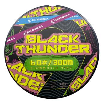 Шнур Black Thunder ENLE PEX8 300 м  (#6.0 0.40мм 88Lb 40кг) цвет Green