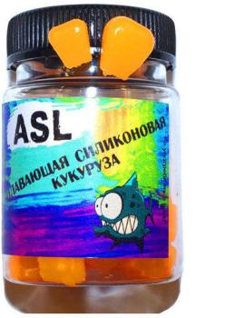 Силиконовая приманка ASL съедобная Кукуруза цв. № 639, вкус- тутти-фрутти