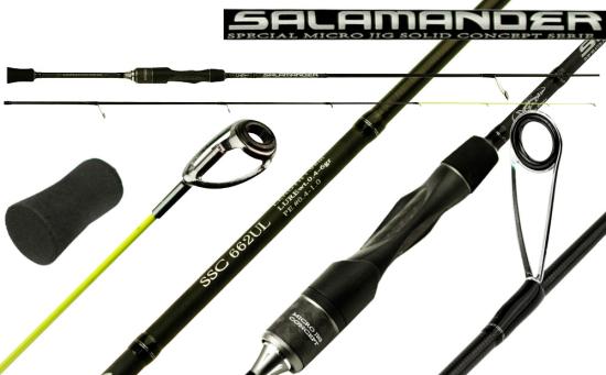 Спиннинг SILVER STREAM SALAMANDER SOLID SSS662UL 1.98m 0.4-6g