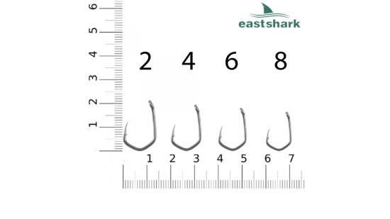 Крючки тефлон EastShark CLAW HOOK №2 (уп.10шт.)