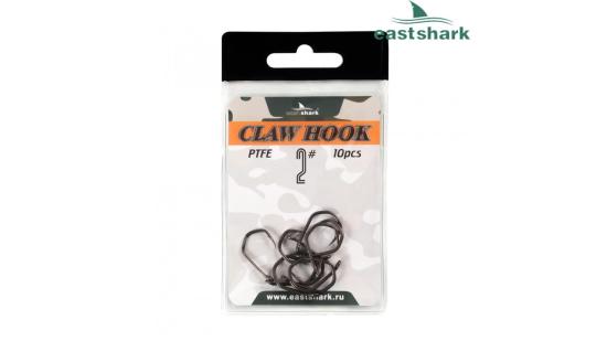 Крючки тефлон EastShark CLAW HOOK №2 (уп.10шт.)