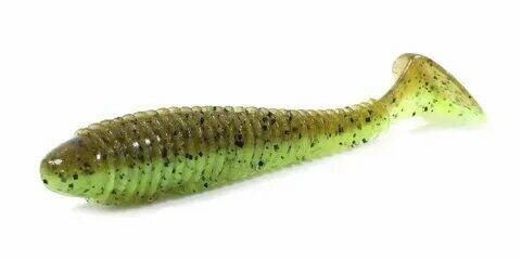 Силиконовая приманка Keitech Swing Impact Fat 4,8 in 12см 12гр # 401 Green Pumkin/Charteuse
