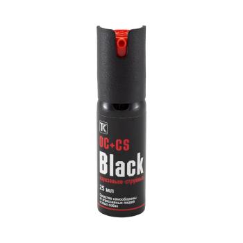 Баллончик аэроз. BLACK 25мл в футляре черный (OC+CS)
