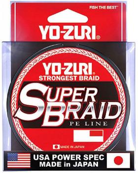 Шнур плетёный Yo-Zuri PE Superbraid X4 150м Dark Green # 30Lbs 14кг 0.28мм