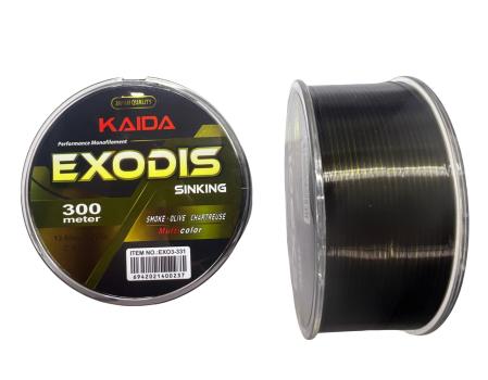 Леска KAIDA Exodis тонущая 300м 0.309мм 11.88кг коричн