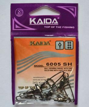 Карабин с вертлюгом KAIDA 6005SH №4