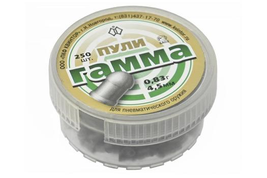 Пуля пневмат. Гамма 1,0гр. 4,5мм (уп/200 шт)