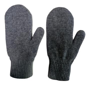 Рукавицы Woolsocks Шерсть Яка, цв. серый, р. 8-9 (17-18см)
