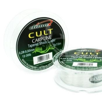 Шок-лидер конусный Climax CULT Tap.Shock Leader 5x15m 0,28-0,58mm /12-40lb 