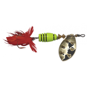 Блесна вращающаяся Extreme Fishing TOTAL OBSESSION 9г 15-FluoYellow/G