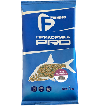 F-FISHING Прикормка для рыбы PRO Лещ Карамель 1кг