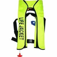 Жилет самонадувной Life Jacket салатовый