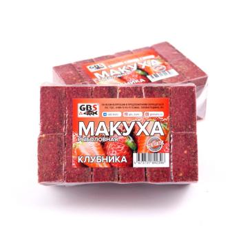Макуха брикетированная GBS Клубника (12 блоков с отверстиями) 