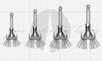 Крючок (пара) Assist VMC 6139 TI (олово) №1/0 (1 пары)_1